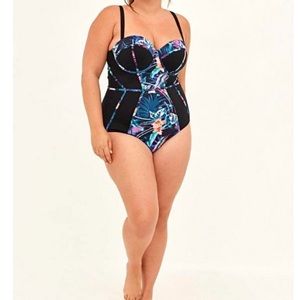 Torrid Underwire Swimsuit - 2x D/DD